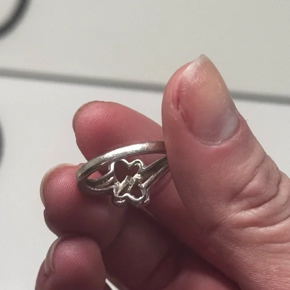 SILVER/ROSE GOLD RING - Picture 5 of 6